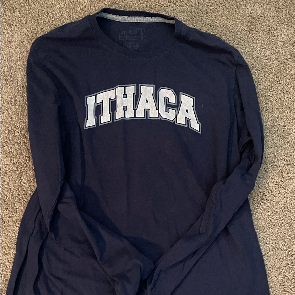 Russell Athletic Navy Long Sleeve Shirt